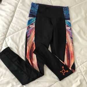 Orangetheory Cityscape Mesh Leggings Size small